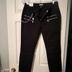 WeWoreWhat Black Ankle & Cropped Jeans